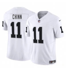 Men's Las Vegas Raiders #11 Jeremy Chinn White 2025 F.U.S.E. Vapor Football Stitched Jersey