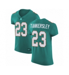Men's Miami Dolphins #23 Cordrea Tankersley Aqua Green Alternate Vapor Untouchable Elite Player Football Jersey