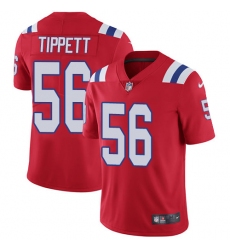 Men's Nike New England Patriots #56 Andre Tippett Red Alternate Vapor Untouchable Limited Player NFL Jersey