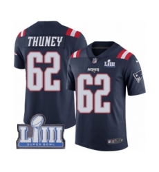 Men's Nike New England Patriots #62 Joe Thuney Limited Camo 2018 Salute to Service Super Bowl LIII Bound NFL Jersey