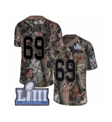 Youth Nike New England Patriots #69 Shaq Mason Camo Untouchable Limited Super Bowl LIII Bound NFL Jersey