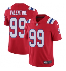 Youth Nike New England Patriots #99 Vincent Valentine Red Alternate Vapor Untouchable Limited Player NFL Jersey