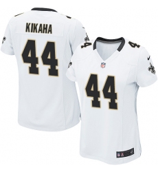 Women's Nike New Orleans Saints #44 Hau'oli Kikaha Game White NFL Jersey