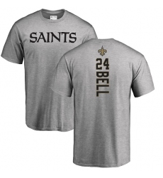 NFL Nike New Orleans Saints #24 Vonn Bell Ash Backer T-Shirt