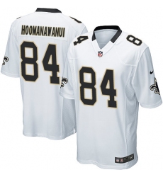 Men's Nike New Orleans Saints #84 Michael Hoomanawanui Game White NFL Jersey
