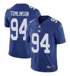 Youth Nike New York Giants #94 Dalvin Tomlinson Elite Royal Blue Team Color NFL Jersey