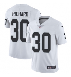 Youth Nike Oakland Raiders #30 Jalen Richard White Vapor Untouchable Limited Player NFL Jersey