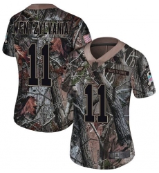 Women's Nike Philadelphia Eagles #11 Carson Wentz Camo Wentzylvania Rush Realtree Limited NFL Jersey