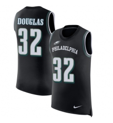 Men's Nike Philadelphia Eagles #32 Rasul Douglas Limited Black Rush Player Name & Number Tank Top NFL Jersey