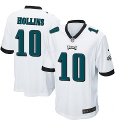 Men's Nike Philadelphia Eagles #10 Mack Hollins Game White NFL Jersey