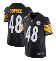 Men's Nike Pittsburgh Steelers #48 Bud Dupree Black Team Color Vapor Untouchable Limited Player NFL Jersey