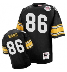 Mitchell And Ness Pittsburgh Steelers #86 Hines Ward Black Team Color Authentic Throwback NFL Jersey
