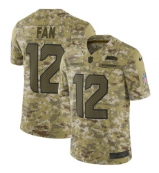 Youth Nike Seattle Seahawks 12th Fan Limited Camo 2018 Salute to Service NFL Jersey