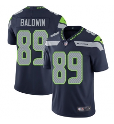 Youth Nike Seattle Seahawks #89 Doug Baldwin Elite Steel Blue Team Color NFL Jersey