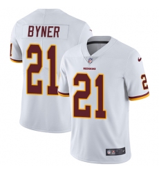 Youth Nike Washington Redskins #21 Earnest Byner White Vapor Untouchable Limited Player NFL Jersey