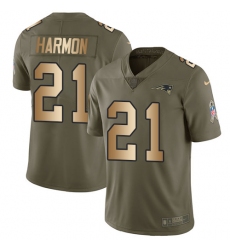 Youth Nike New England Patriots #21 Duron Harmon Navy Blue Team Color Vapor Untouchable Limited Player NFL Jersey