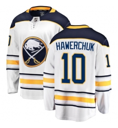 Youth Buffalo Sabres #10 Dale Hawerchuk Fanatics Branded White Away Breakaway NHL Jersey