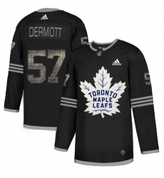 Men's Adidas Toronto Maple Leafs #57 Travis Dermott Black Authentic Classic Stitched NHL Jersey