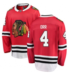 Youth Chicago Blackhawks #4 Bobby Orr Fanatics Branded Red Home Breakaway NHL Jersey