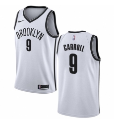 Youth Nike Brooklyn Nets #9 DeMarre Carroll Authentic White NBA Jersey - Association Edition
