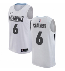 Youth Nike Memphis Grizzlies #6 Mario Chalmers Swingman White NBA Jersey - City Edition
