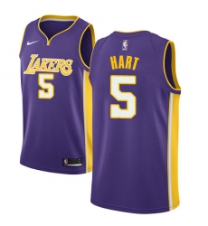 Youth Nike Los Angeles Lakers #5 Josh Hart Swingman Purple NBA Jersey - Statement Edition