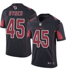Men's Nike Arizona Cardinals #45 Josh Bynes Limited Black Rush Vapor Untouchable NFL Jersey