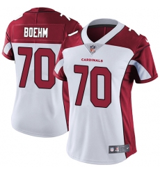 Women's Nike Arizona Cardinals #70 Evan Boehm White Vapor Untouchable Limited Player NFL Jersey
