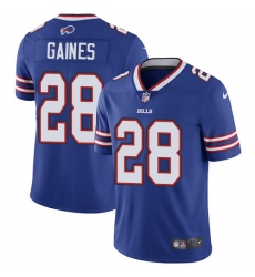 Men's Nike Buffalo Bills #28 E.J. Gaines Royal Blue Team Color Vapor Untouchable Limited Player NFL Jersey