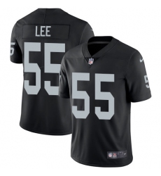 Men's Nike Oakland Raiders #55 Marquel Lee Black Team Color Vapor Untouchable Limited Player NFL Jersey
