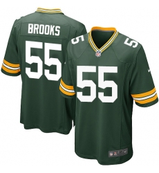 Men's Nike Green Bay Packers #55 Ahmad Brooks Game Green Team Color NFL Jersey