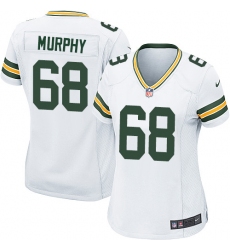 Women's Nike Green Bay Packers #68 Kyle Murphy Game White NFL Jersey