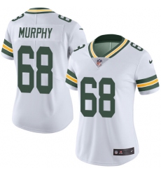 Women's Nike Green Bay Packers #68 Kyle Murphy White Vapor Untouchable Elite Player NFL Jersey