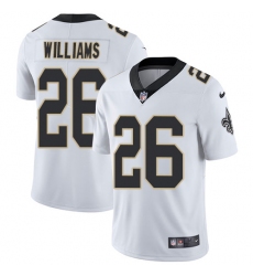 Youth Nike New Orleans Saints #26 P. J. Williams White Vapor Untouchable Limited Player NFL Jersey