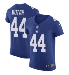 Men's Nike New York Giants #44 Doug Kotar Royal Blue Team Color Vapor Untouchable Elite Player NFL Jersey