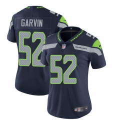 Women's Nike Seattle Seahawks #52 Terence Garvin Navy Blue Team Color Vapor Untouchable Limited Player NFL Jersey