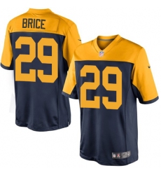 Men's Nike Green Bay Packers #29 Kentrell Brice Limited Navy Blue Alternate NFL Jersey