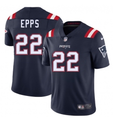Men's New England Patriots #22 Marcus Epps Navy 2025 Vapor Limited Football Stitched Jersey