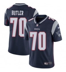 Men's Nike New England Patriots #70 Adam Butler Navy Blue Team Color Vapor Untouchable Limited Player NFL Jersey