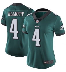 Women's Nike Philadelphia Eagles #4 Jake Elliott Midnight Green Team Color Vapor Untouchable Limited Player NFL Jersey