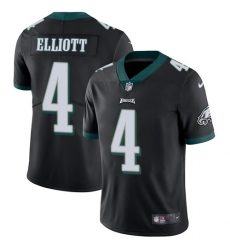 Youth Nike Philadelphia Eagles #4 Jake Elliott Black Alternate Vapor Untouchable Limited Player NFL Jersey