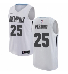 Men's Nike Memphis Grizzlies #25 Chandler Parsons Swingman White NBA Jersey - City Edition
