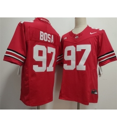 Men's Ohio State Buckeyes #97 Nick Bosa Red 2025 F.U.S.E. Limited Stitched Jersey