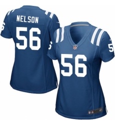 Women's Nike Indianapolis Colts #56 Quenton Nelson Game Royal Blue Team Color NFL Jersey Women's Nike Indianapolis Colts #56 Quenton Nelson Game Royal Blue Team Color NFL Jersey