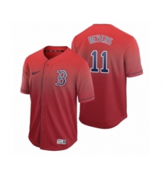 Women's Boston Red Sox #11 Rafael Devers Red Fade Nike Jersey