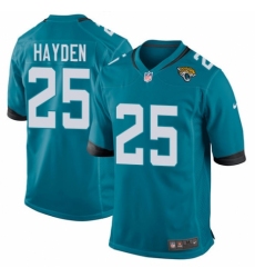Men's Nike Jacksonville Jaguars #25 D.J. Hayden Game Black Alternate NFL Jersey