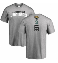 NFL Nike Jacksonville Jaguars #3 Tanner Lee Ash Backer T-Shirt