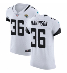 Men's Nike Jacksonville Jaguars #36 Ronnie Harrison White Vapor Untouchable Elite Player NFL Jersey