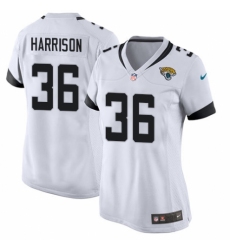 Women's Nike Jacksonville Jaguars #36 Ronnie Harrison Game White NFL Jersey