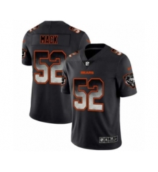 Men Chicago Bears #52 Khalil Mack Black Smoke Fashion Limited Jersey